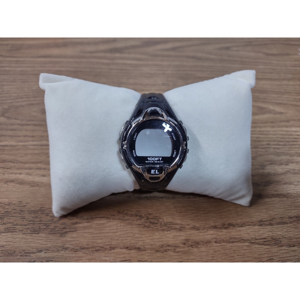 FMD Digital Sports Watch FMDAW606 Black Water Resistant 100FT EL Backlight